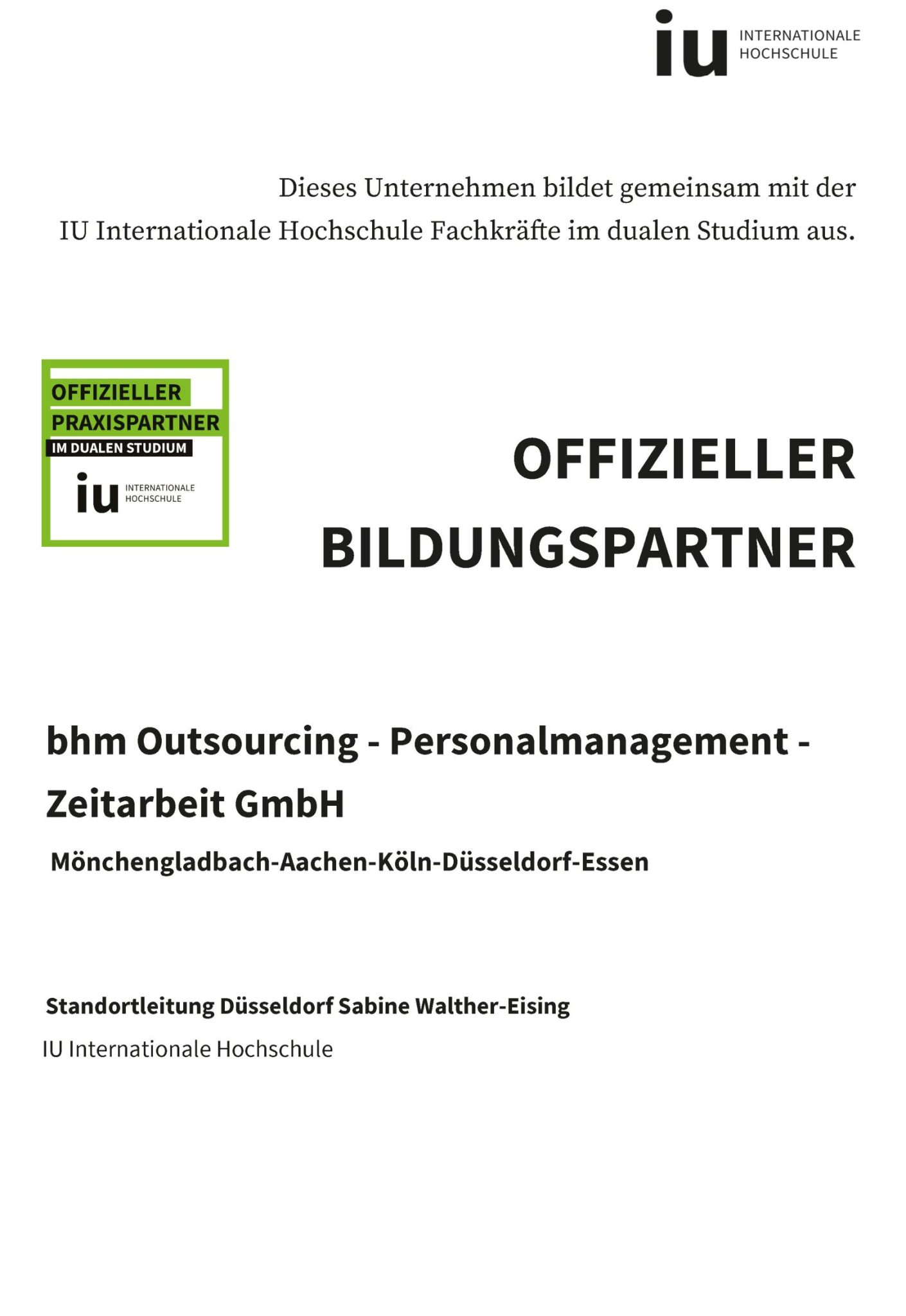 BHM Personalberatung Ihr Experte für Zeitarbeit - Outsourcing